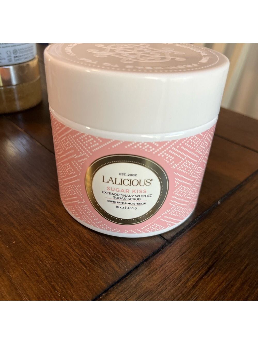NEW LaLicious Extraordinary Whipped Body Scrub Sugar Kiss 16oz Glowing Skin
